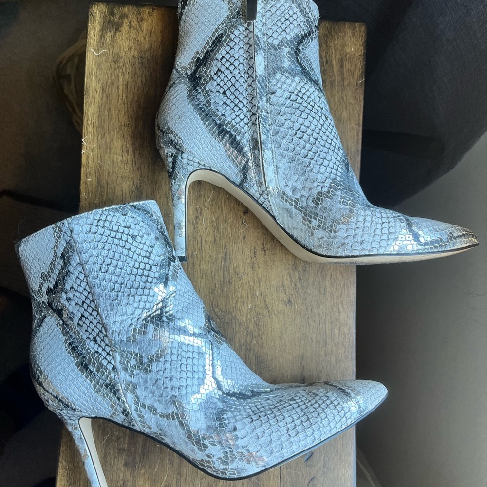 Nine West | Snakeskin Heeled Bootie